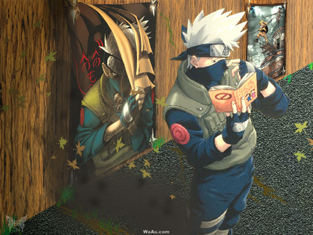 Kakashi Hatake - naruto, kakashi hatake, anime, book, sharingan