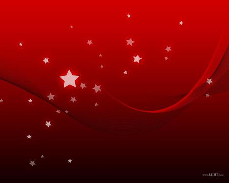 Stars - abstract, stars, red