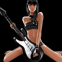 cute,rock girl