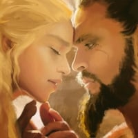 Daenerys Targaryen and Khal Drogo