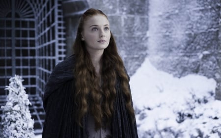 Game of Thrones ( 2011 - ) - actress, sansa stark, girl, tv series, winter, sophie turner, game of thrones, fantasy