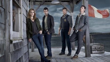 Haven ( 2010 - 2015 ) - actor, tv series, girl, haven, Lucas Bryant, man, Emily Rose, actress, Eric Balfour