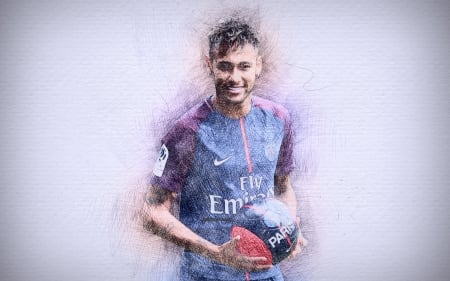 Neymar Jr - psg, brazilian, footballer, soccer, neymar