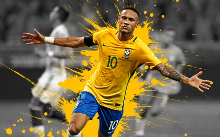 Neymar Jr - brasil, brazilian, soccer, neymar, brazil