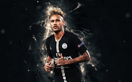 Neymar Jr - psg, brazilian, footballer, soccer, neymar