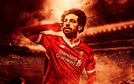 Mohamed Salah - egyptian, mohamed salah, liverpool fc, footballer, soccer