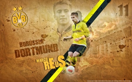 Marco Reus - german, borussia dortmund, footballer, soccer, marco reus