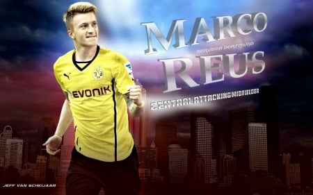 Marco Reus - german, borussia dortmund, footballer, soccer, marco reus