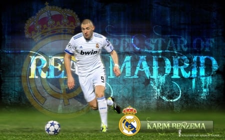 Karim Benzema - Soccer, football, French, Real Madrid CF, karim benzema, Karim Benzema, Footballer, real madrid