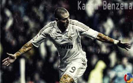 Karim Benzema - Soccer, football, French, Real Madrid CF, karim benzema, Karim Benzema, Footballer, real madrid