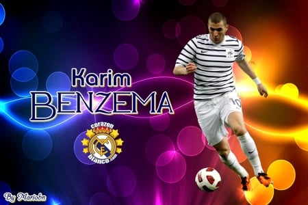 Karim Benzema - sport, french, france, real madrid, karim benzema, footballer, football, soccer