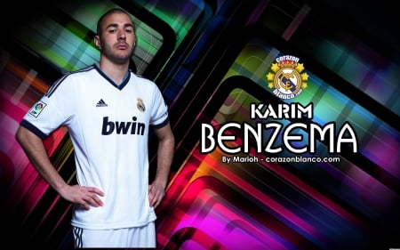 Karim Benzema - french, real madrid cf, real madrid, karim benzema, footballer, football, soccer