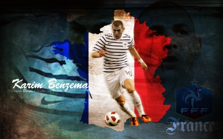 Karim Benzema - french, france, karim benzema, footballer, football, soccer