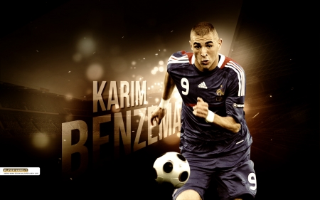 Karim Benzema - France, French, karim benzema, Karim Benzema, Soccer, football, adidas, france, Footballer