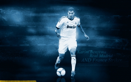 Karim Benzema - french, real madrid cf, real madrid, karim benzema, footballer, football, soccer