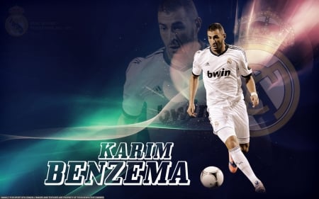 Karim Benzema - french, real madrid cf, real madrid, karim benzema, footballer, football, soccer