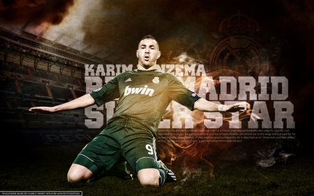 Karim Benzema - Soccer, football, French, Real Madrid CF, karim benzema, Karim Benzema, Footballer, real madrid