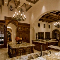 Inside Millionaires House Kitchen