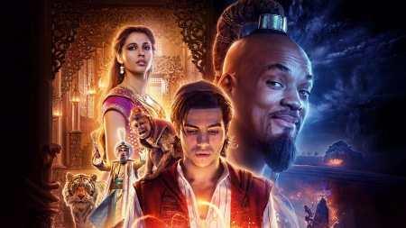 Aladdin 2019 - movie, disney, fantasy, aladdin, poster