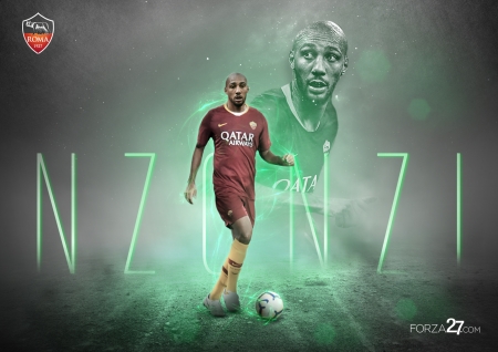 Steven N'Zonzi - steven, french, nzonzi, as roma, soccer