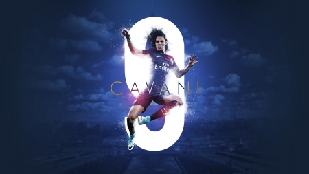 Edinson Cavani - sport, psg, edinson cavani, cavani, paris, football, soccer