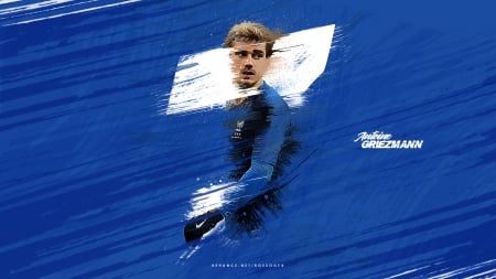 Antoine Griezmann - french, antoine griezmann, france, football, soccer