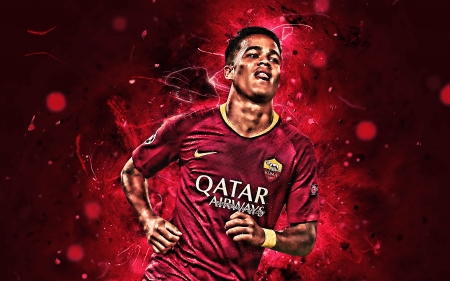 Justin Kluivert - dutch, justin kluivert, footballer, as roma, soccer