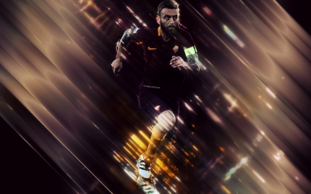 Daniele De Rossi - italian, legend, daniele de rossi, as roma, soccer