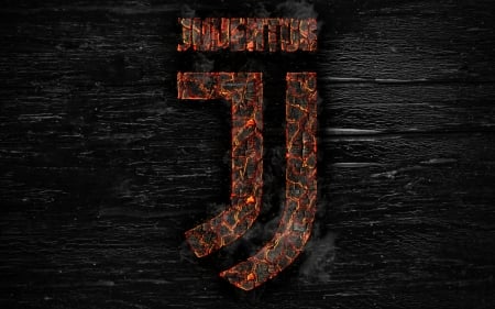 Juventus F.C. - juventus, fire, soccer, logo, juve, juventus fc