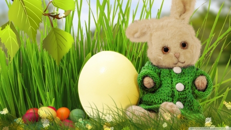 Cute Easter Bunny - easter, wallppaer, cute, bunny