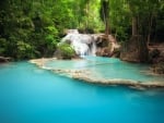 Waterfall in forest