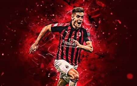 Krzysztof PiÄ…tek - polish, ac milan, piatek, milan, krzysztof piatek, footballer, football, soccer