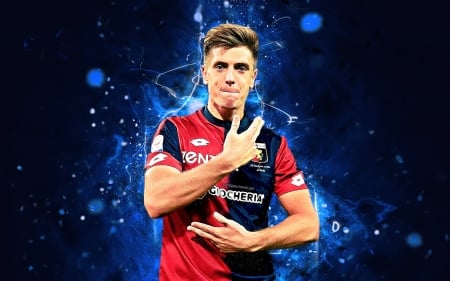 Krzysztof PiÄ…tek - polish, piatek, genoa cfc, krzysztof piatek, football, genoa, soccer