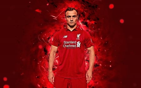 Xherdan Shaqiri - swiss, liverpool fc, liverpool, footballer, xherdan shaqiri, soccer