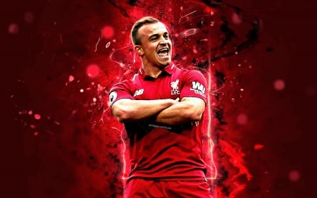 Xherdan Shaqiri - swiss, liverpool fc, footballer, xherdan shaqiri, liverpool, soccer