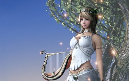 Lovely Fairy - fairy, fantasy, sky, wings