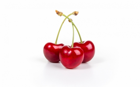 Cherries - white, red, cherry, fruit, trio