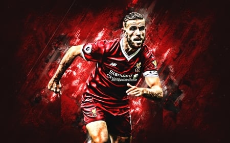 Jordan Henderson - jordan henderson, liverpool fc, captain, liverpool, footballer, soccer