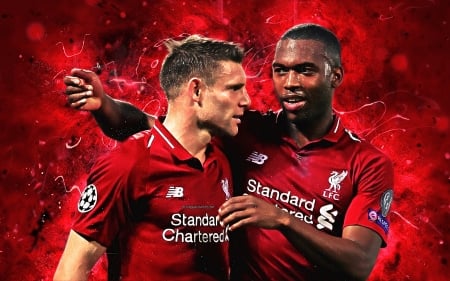 Milner & Sturridge - milner, Daniel Sturridge, lfc, Liverpool FC, James Milner, liverpoo, ynwa, Soccer, football, dani sturridge, james milner, English Footballers, daniel sturridge, soccer