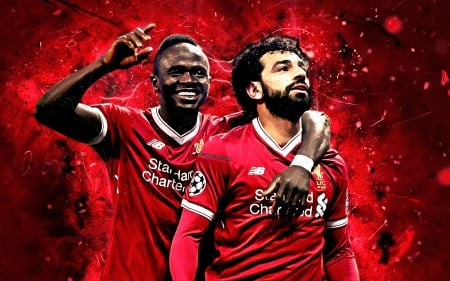 Mané & Salah - Soccer, mohamed salah, Sadio Mane, liverpool, Mohamed Salah, Liverpool FC, Football, sadio mane