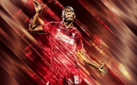 Daniel Sturridge - liverpool fc, daniel sturridge, footballer, forward, soccer