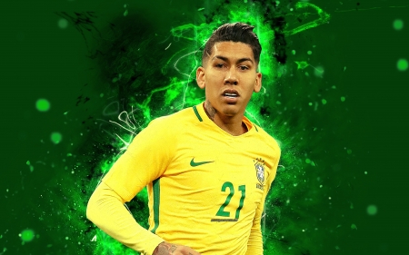 Roberto Firmino - bobby firmino, brazilian footballer, brasil, soccer, firmino, bobby, roberto firmino, brazil