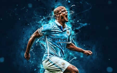 Vincent Kompany - footballer, manchester city fc, vincent kompany, belgian, soccer