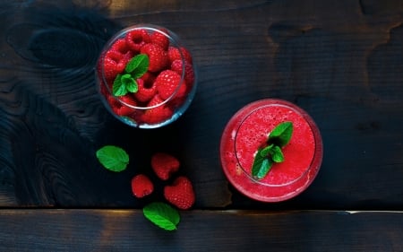 â¤ï¸ - juice, raspberry, mint, cocktail, berries