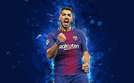 Luis SuÃ¡rez - uruguayan, fc barcelona, barca, soccer, luis suarez