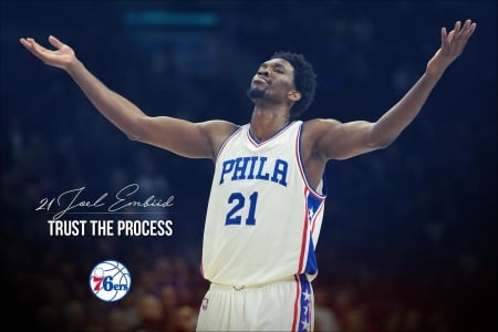 Joel Embiid - basketball, joel embiid, nba, cameroonian, philadelphia 76ers