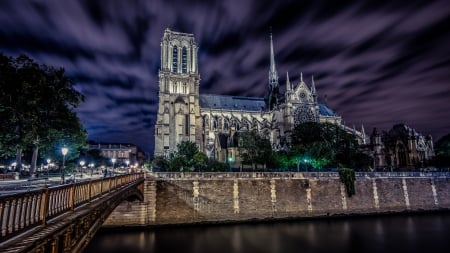 Notre-Dame de Paris - building, notre-dame de paris, cathedral, religious