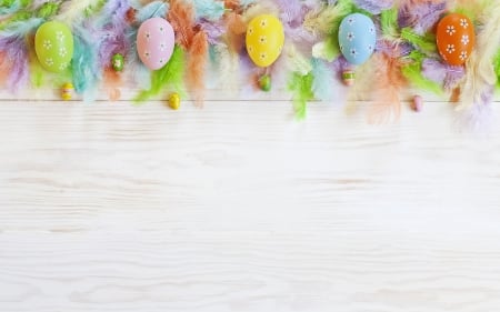 Happy Easter! - easter, colorful, feather, egg, pasti