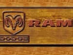 Dodge Ram wood emblem