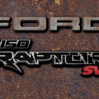 New Ford f-150 Raptor old steel logo